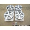 Lot 4 jantes alliage avec ecrous et bagues centrage Artik Cesam Toyota Mazda Mitsubishi original OEM AR775355114S 7.5x17 17" 17 