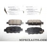 Jeux 4 plaquettes de frein Nissan Infiniti original OEM D4060002VA D4060-002VA