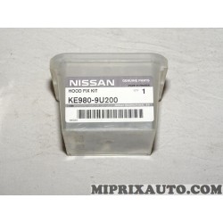 Pack agrafes de fixation Nissan Infiniti original OEM KE9809U200 KE980-9U200 
