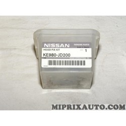 Pack agrafes de fixation Nissan Infiniti original OEM KE980JD200 KE980-JD200 