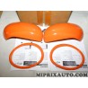 Pack coques calotte retroviseur avec contour phare antibrouillard orange (modele expo) Nissan Infiniti original OEM KE6001K001OR