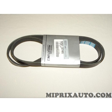 Courroie accessoire 6PK1513 Hyundai Kia original OEM S2521227400