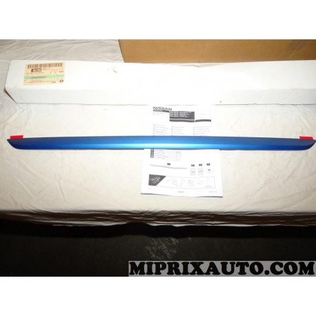 Baguette moulure hayon de coffre bleu Nissan Infiniti original OEM KE7915F021BL KE791-5F021-BL pour nissan micra K14 