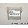Pack agrafes de fixation Nissan Infiniti original OEM KE98083101 KE980-83101