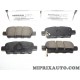 Jeux 4 plaquettes de frein arriere Nissan Infiniti original OEM D4060002VA D4060-002VA