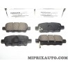 Jeux 4 plaquettes de frein arriere Nissan Infiniti original OEM D4060002VA D4060-002VA