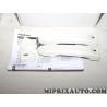 Paire coques recouvrement poignées de porte blanche Nissan Infiniti original OEM KE6051K052WP KE605-1K052-WP