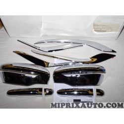 Pack kit coques calotte retroviseur revetement poignée porte moulure chrome Nissan Infiniti original OEM KE600BV016CR KE600-BV01