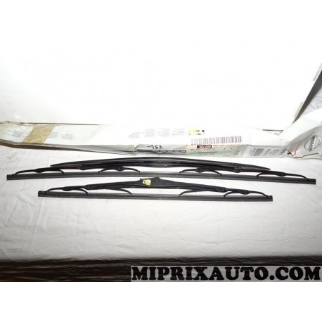 Paire balais essuie glace avant 650+475mm Nissan Infitini original OEM KE28889991AG KE89991-AG 