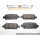 Jeux 4 plaquettes de frein Nissan Infiniti original OEM D4M609N00B D4M60-9N00B