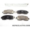 Jeux 4 plaquettes de frein Nissan Infiniti original OEM D10603TS0A D1060-3TS0A
