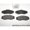 Jeux 4 plaquettes de frein Nissan Infiniti original OEM D10602X80A D1060-2X80A