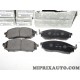 Jeux 4 plaquettes de frein Nissan Infiniti original OEM DA080EB325 DA080-EB325