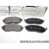 Jeux 4 plaquettes de frein Nissan Infiniti original OEM DA080EB325 DA080-EB325