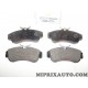 Jeux 4 plaquettes de frein Nissan Infiniti original OEM D1060BM40A D1060-BM40A