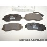 Jeux 4 plaquettes de frein Nissan Infiniti original OEM 4106000QAL 41060-00QAL