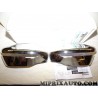 Paire coques calotte retroviseur chrome Nissan Infiniti original OEM KE9604E500 KE960-4E500 pour nissan qashqai Xtrail X-trail p