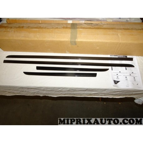Kit 4 baguettes moulure de porte noir piano Nissan Infiniti original OEM KE6051HA20BK KE605-1HA20-BK pour nissan micra K13 de 20