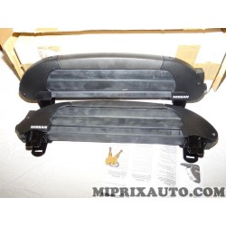 Paire supports fixation porte ski avec système verrouillage Nissan Infiniti original OEM KE73899993 KE738-99993 