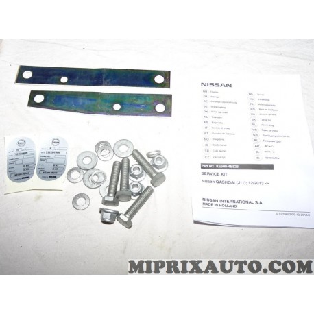 Kit platines avec visserie attelage Nissan Infiniti original OEM KE5004E525 KE500-4E525 