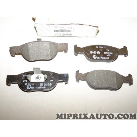 Jeux 4 plaquettes de frein Fiat Alfa Romeo Lancia original OEM 71752982 