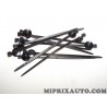 Lot 10 colsons collier avec agrafe fixation faisceau cable electrique Fiat Alfa Romeo Lancia original OEM 46803108