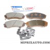 Jeux 4 plaquettes de frein Hyundai Kia original OEM 581014HA50